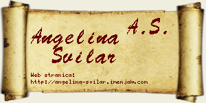 Angelina Svilar vizit kartica